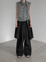 Elo Knot Nylon Midi Skirt