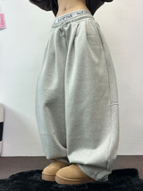 SWEAT BALLOON BACK POINT LONG PANTS🤎🖤🩶3COLOR
