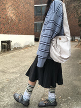 プリーツミディスカート