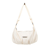 シャーリングナイロンショルダーバッグ (IVORY)