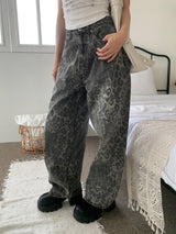 Wild High-Waist Leopard Wide Long Pants (One Color)