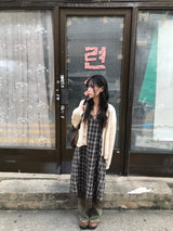da flower knit cardigan