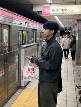 オスティーハイネックニットジップアップ (M, L / 2 Colors