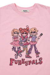 ファンキーパルズ Tシャツ [Pink]