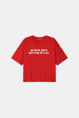 ポエトスラブクロップドTシャツ