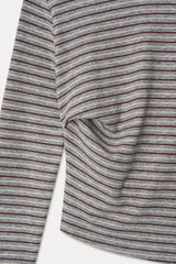 レトロアシンメトリックトップ_MELANGE GREY