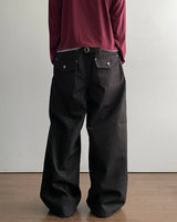 Dobby Stripe Denim Pants