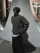 ASCLO Dell Turtle Neck Arm Warmer Knit (6color)