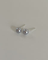 Angel pearl earring (silver)