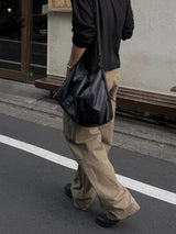 Moto two-way leather cross bag