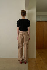 Pocket work pants_beige