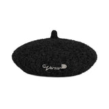VARZAR Safety Pin Knit Beret / Black