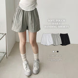 Cello slit banding shorts