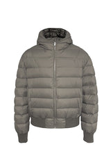 リラックスフードパッファージャケット