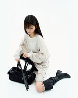 デタッチャブルキーリングバゲットバッグ / Black