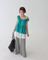 inen lace bustier long blouse & mini dress