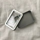 Light and star mint Teen Case Iron Multipurpose Storage Box