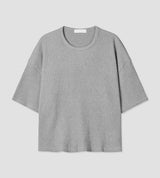 No.1293 crop waffle half T (4color)