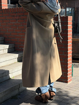 [Unisex] マックスダブルロングコート(2color)