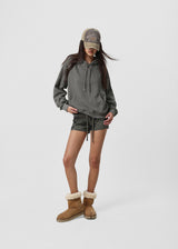 [B-BASIC] Waffle Loose Fit Hoodie