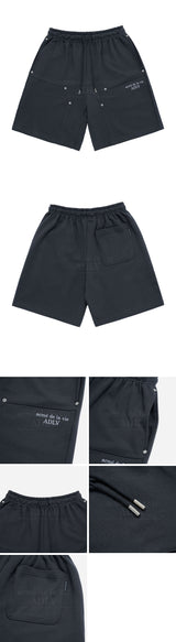 [24SS]   ベーシックロゴニードルワークショートパンツ