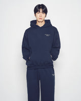 25FW ベーシックロゴナッピングフーディージップアップ ダークネイビー