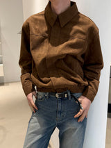 Suede short blouson(3color)