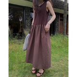 fair sleeveless dress