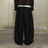 GP173 Dogtown Cross Balloon Denim Pants (BLACK)