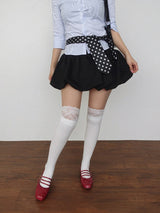 シュガーバルーンミニスカート (GRAY, BLACK 2COLORS!)