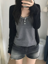 Dot Shirring Sleeveless (3 colors)