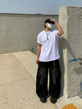 [MADE] Unisex Boxy Fit Layered short T-shirt