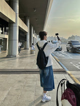 City nylon backpack