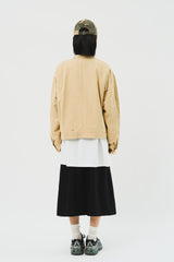 (W) Belted Pleats Skirt (2color)