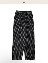 [ soft linen ] zipzip overdot long wide pt