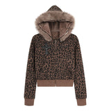Leona Faux Fur Hooded Zip-Up Jacket 233667814