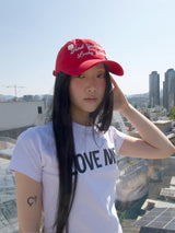Lucky Clover Cap-Red