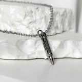 SS-OPEN SIGNATURE BULLET NECKLACE_small_silver