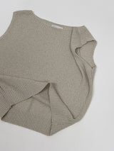Nana See-through Round Neck Vest
