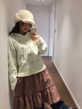 ピーチプライドティアードロングスカート (2 Colors)