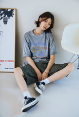 26SS★ハッピー バスケット ピグメント ショートスリーブ Tシャツ