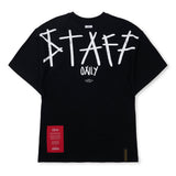 Staff Semi-oversized T-shirts Black / Melange