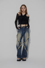 DOUBLE SLEEVELESS TOP