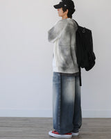 CROSS DEEP DENIM PANTS LB