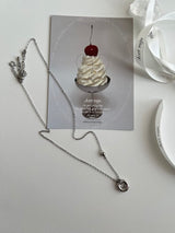 bbpo donut coin stainless steel ball bead necklace