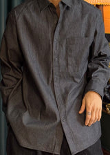 UCL Stripe Denim Shirt 2COLOR