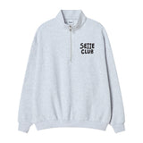 ハーフジップアップ Seiie Club ホワイトアッシュ