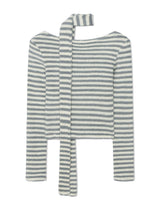 SCARF ROUND T-SHIRT(ST BLUE)