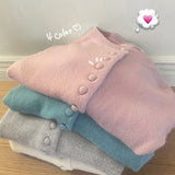  Foan bean button knit cardigan