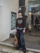 Soy's Dirty Wash Flare Denim Pants
